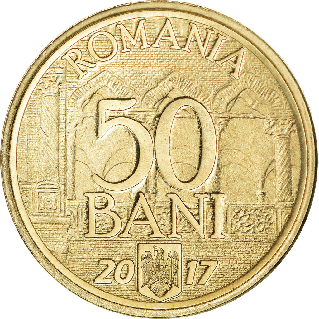 Monnaie, Roumanie, 50 Bani, 2017, Union Européenne, SPL, Nickel-brass