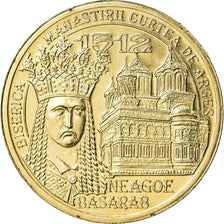 Moneda, Rumanía, 50 Bani, 2012, Neagoe Basarab, SC, Níquel - latón, KM:287