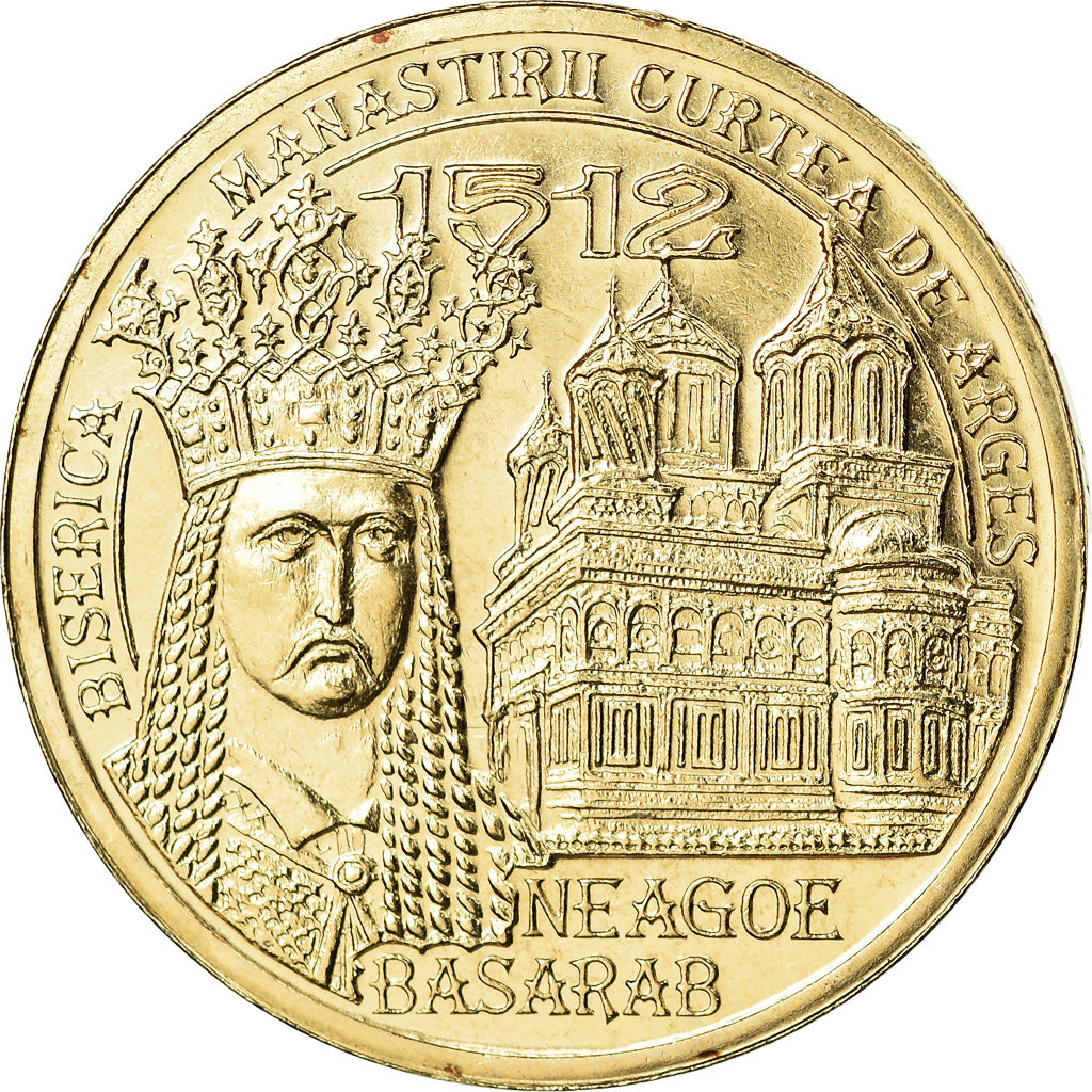 Coin, Romania, 50 Bani, 2012, Neagoe Basarab, MS(63), Nickel-brass, KM:287