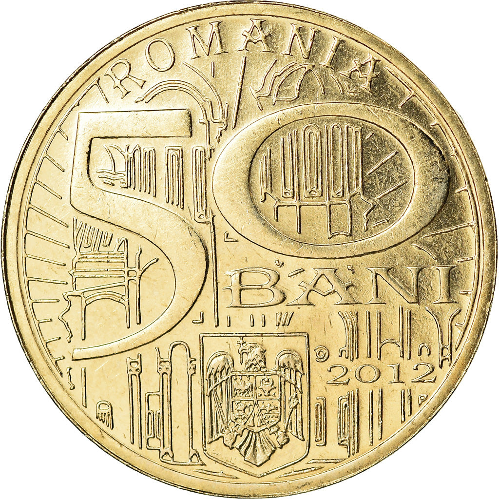 Coin, Romania, 50 Bani, 2012, Neagoe Basarab, MS(63), Nickel-brass, KM:287