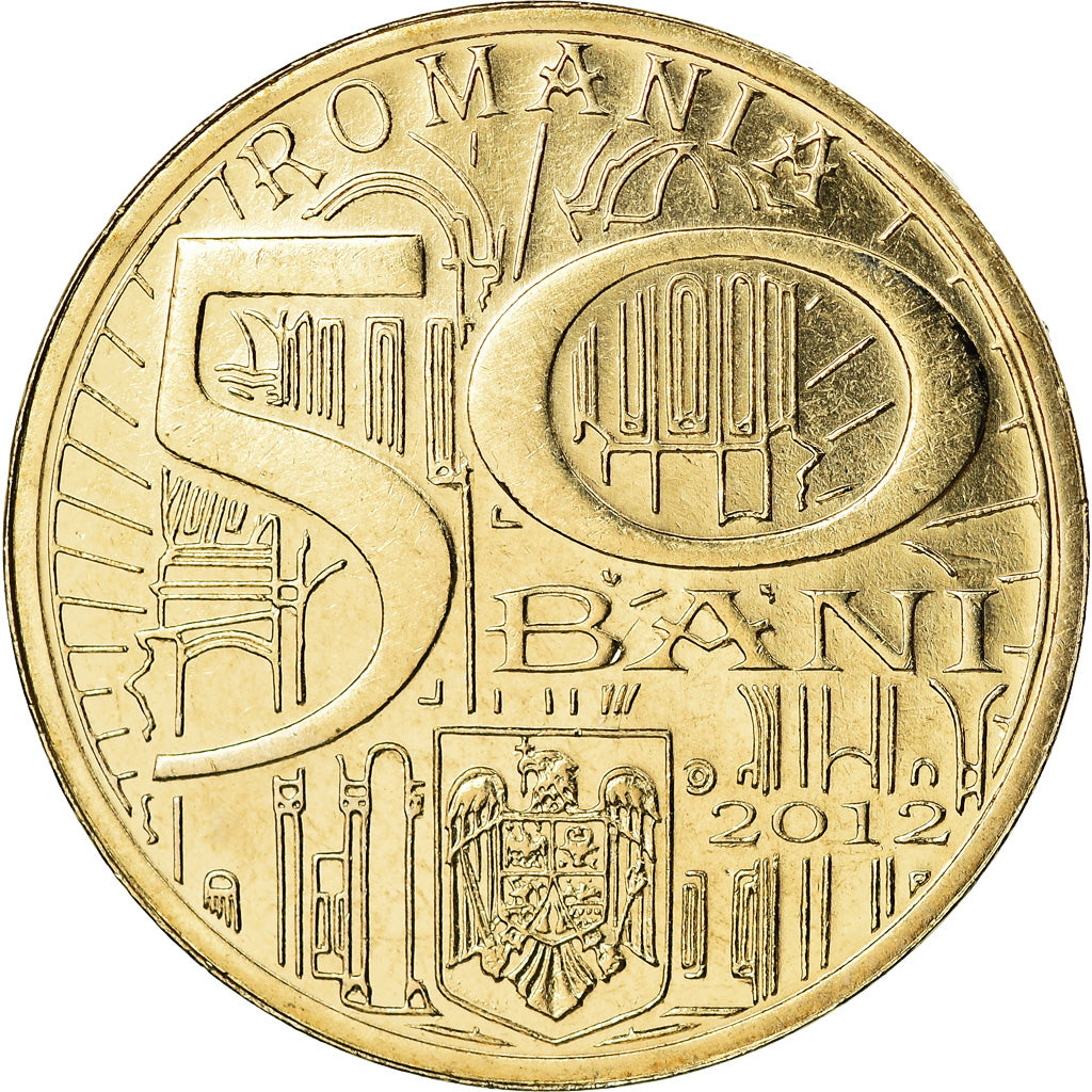 Coin, Romania, 50 Bani, 2012, Neagoe Basarab, MS(63), Nickel-brass, KM:287