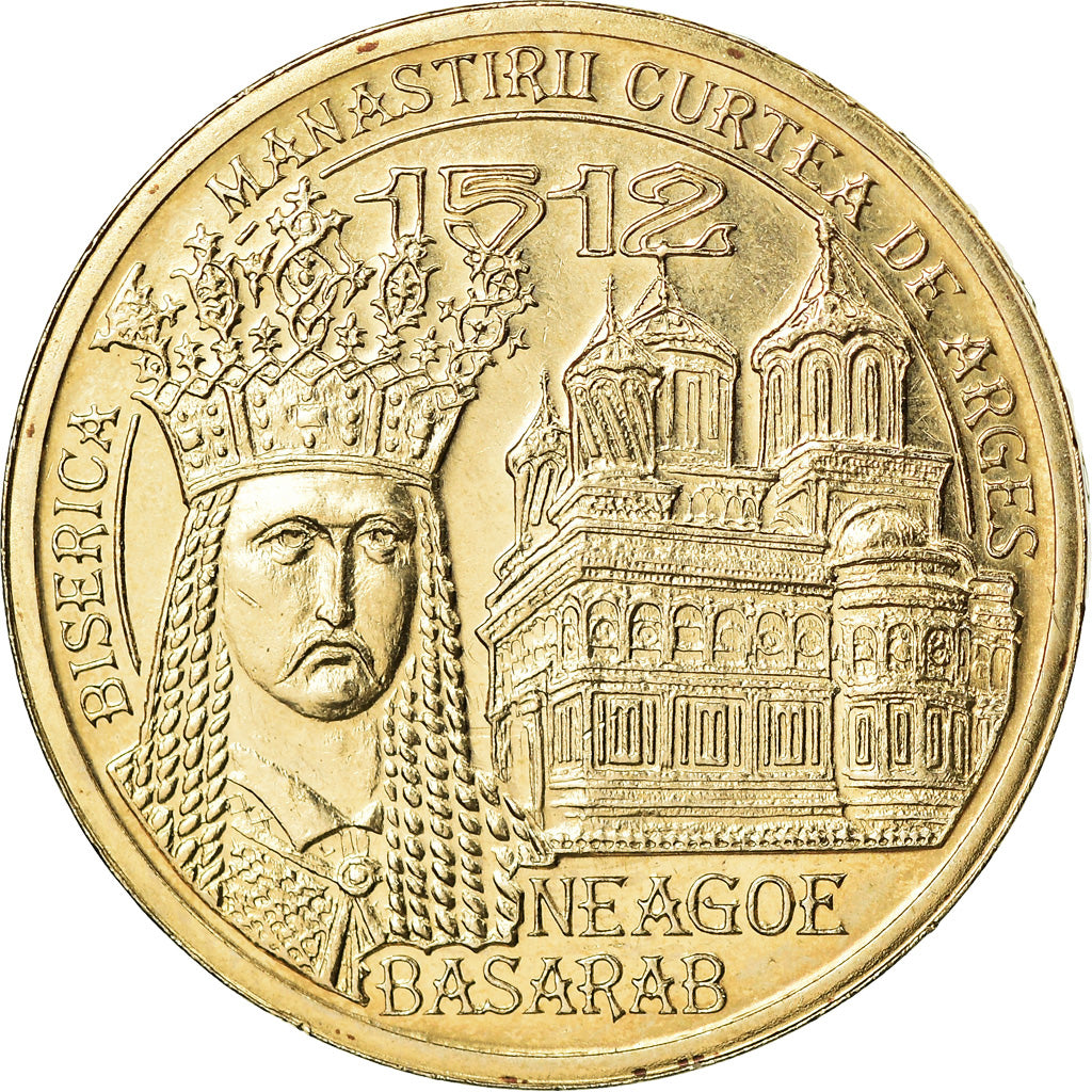 Coin, Romania, 50 Bani, 2012, Neagoe Basarab, MS(63), Nickel-brass, KM:287