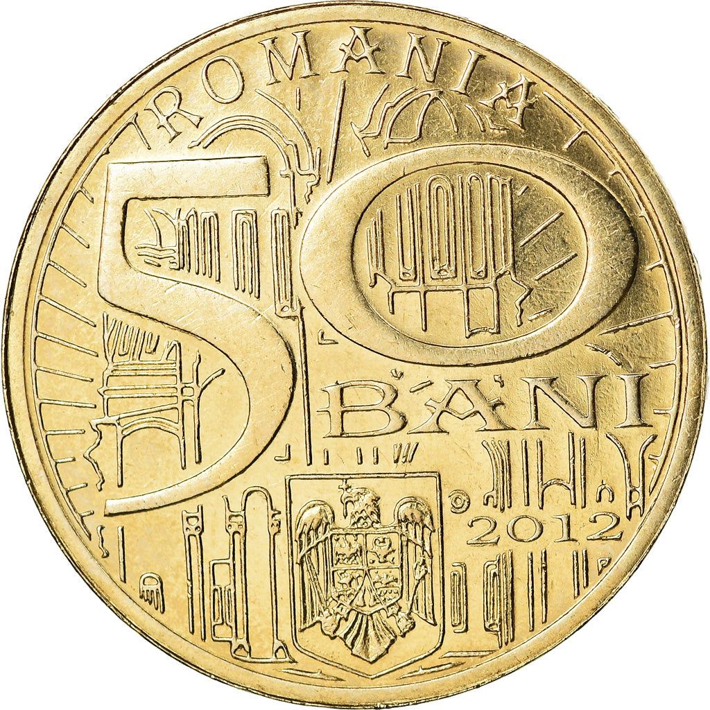 Coin, Romania, 50 Bani, 2012, Neagoe Basarab, MS(63), Nickel-brass, KM:287