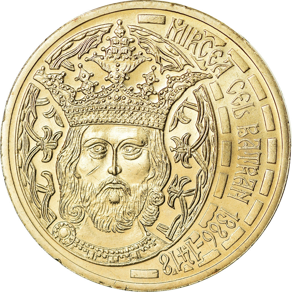 Coin, Romania, 50 Bani, 2011, Mircea Ier de Valachie, MS(63), Nickel-brass