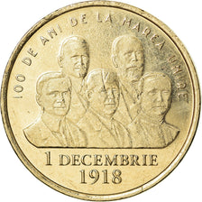 Coin, Romania, 50 Bani, 2018, Grande union, MS(63), Nickel-brass