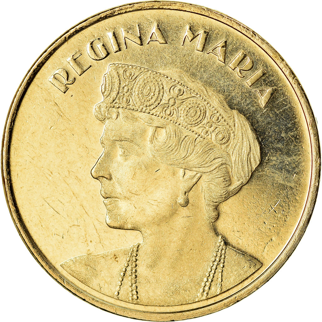 Coin, Romania, 50 Bani, 2019, Reine Maria, MS(63), Nickel-brass