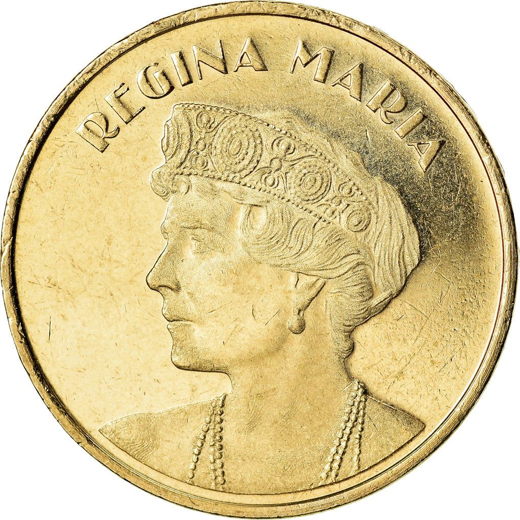 Coin, Romania, 50 Bani, 2019, Reine Maria, MS(63), Nickel-brass
