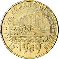 Coin, Romania, 50 Bani, 2019, Révolution de Décembre 1989, MS(63)