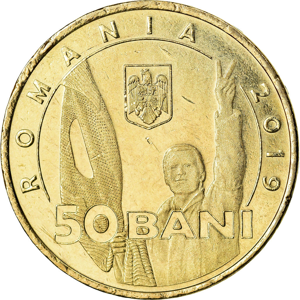 Coin, Romania, 50 Bani, 2019, Révolution de Décembre 1989, MS(63)