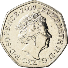 Coin, Great Britain, 50 Pence, 2019, Paddington - Tour de Londres, MS(63)