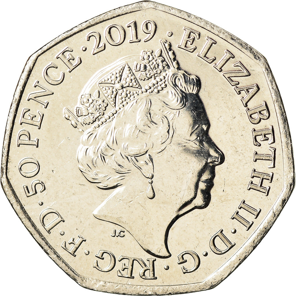 Coin, Great Britain, 50 Pence, 2019, Paddington - Cathédrale Saint Paul