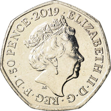 Coin, Great Britain, 50 Pence, 2019, Paddington - Cathédrale Saint Paul