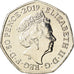 Coin, Great Britain, 50 Pence, 2019, Paddington - Cathédrale Saint Paul