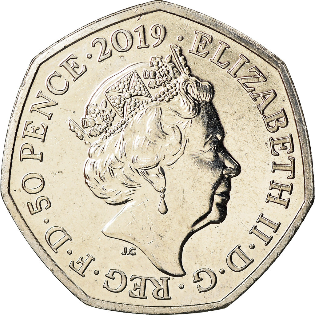 Monnaie, Grande-Bretagne, 50 Pence, 2019, Paddington - Cathédrale Saint Paul