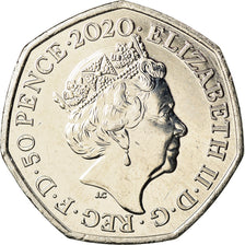 Coin, Great Britain, 50 Pence, 2020, Brexit, MS(63), Cupro-nickel