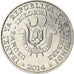Münze, Burundi, 5 Francs, 2014, Oiseaux - Tantale ibis, UNZ, Aluminium, KM:27