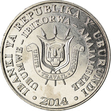 Monnaie, Burundi, 5 Francs, 2014, Oiseaux - Aigle couronné, SPL, Aluminium
