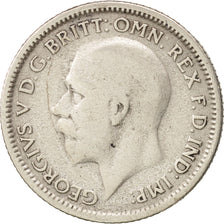 Great Britain, George V, 6 Pence, 1928, EF(40-45), Silver, KM:832