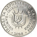 Coin, Burundi, 5 Francs, 2014, Oiseaux - Bucorve du Sud, MS(63), Aluminum, KM:29