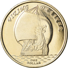 Moeda, Grã-Bretanha, Dollar, 2019, Gilbert Islands - Drakkar vking, MS(63)
