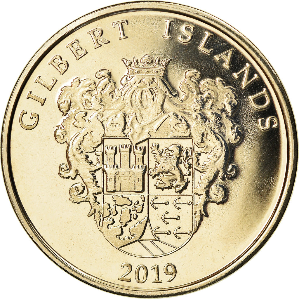 Coin, Great Britain, Dollar, 2019, Gilbert Islands - Jonque chinoise, MS(63)