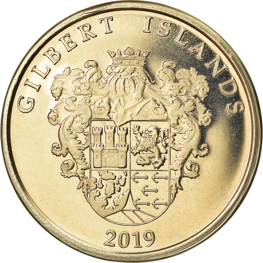Coin, Great Britain, Dollar, 2019, Gilbert Islands - Galère romaine, MS(63)
