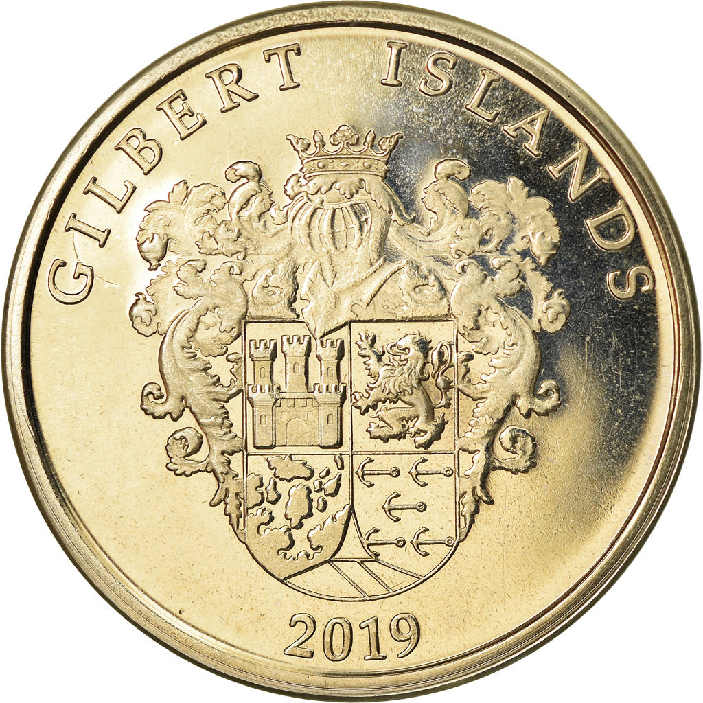 Coin, Great Britain, Dollar, 2019, Gilbert Islands - Galère romaine, MS(63)