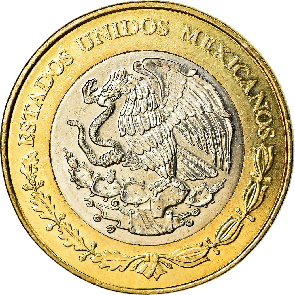 Coin, Mexico, 20 Pesos, 2017, Mexico City, Centenaire de la Constitution