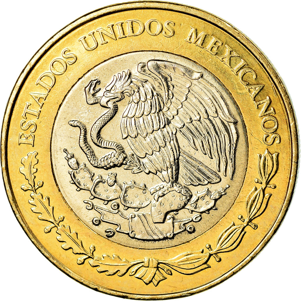 Coin, Mexico, 20 Pesos, 2017, Mexico City, Centenaire de la Constitution