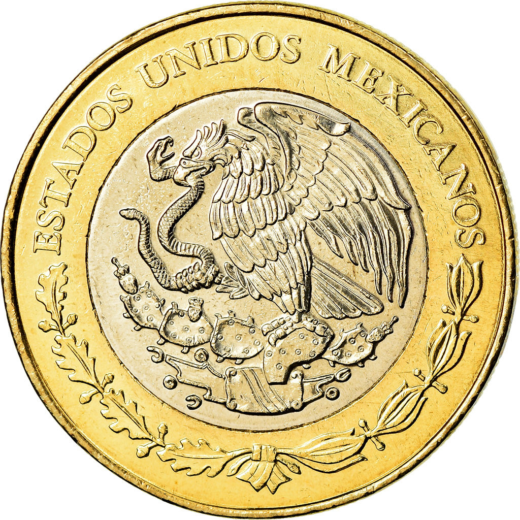 Coin, Mexico, 20 Pesos, 2017, Mexico City, Centenaire de la Constitution