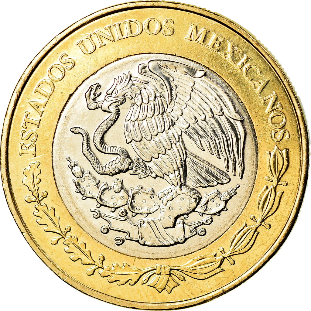Moneda, México, 20 Pesos, 2016, Mexico City, Marine, SC, Bimetálico