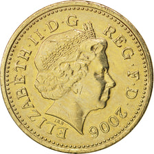 Coin, Great Britain, Elizabeth II, Pound, 2006, British Royal Mint, AU(50-53)