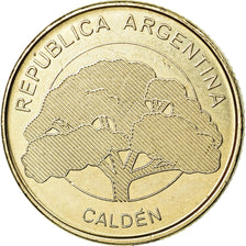 Coin, Argentina, 10 Pesos, 2018, MS(63), Maillechort