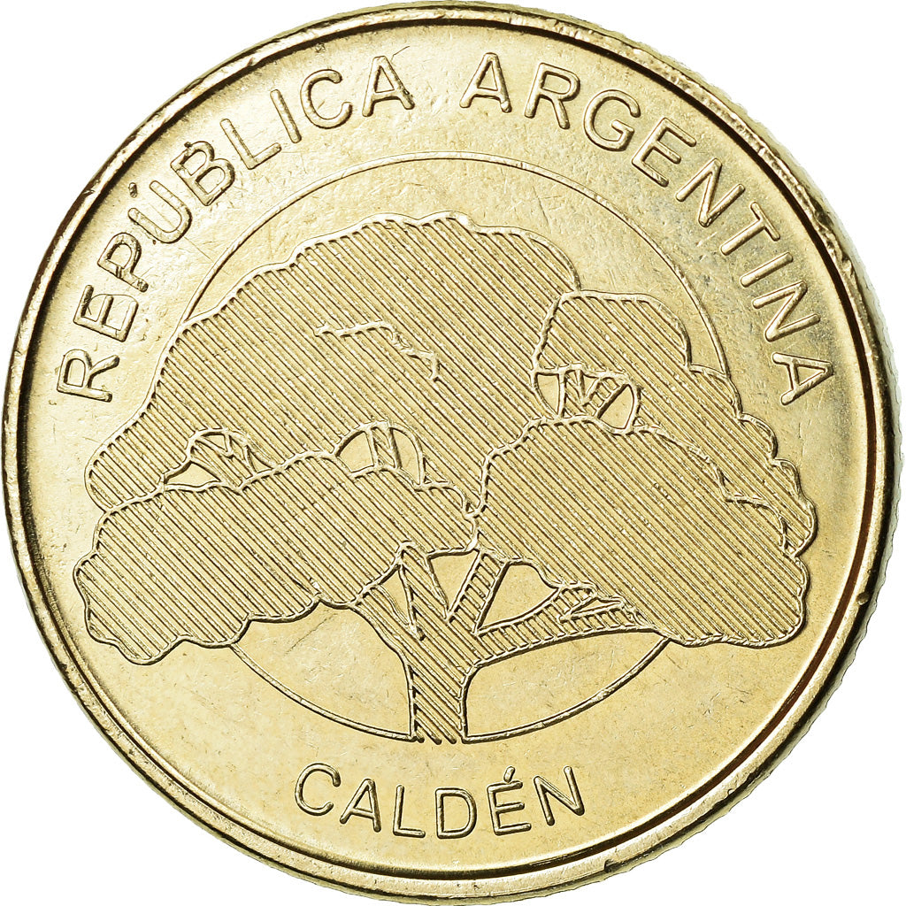 Münze, Argentinien, 10 Pesos, 2018, UNZ, Maillechort