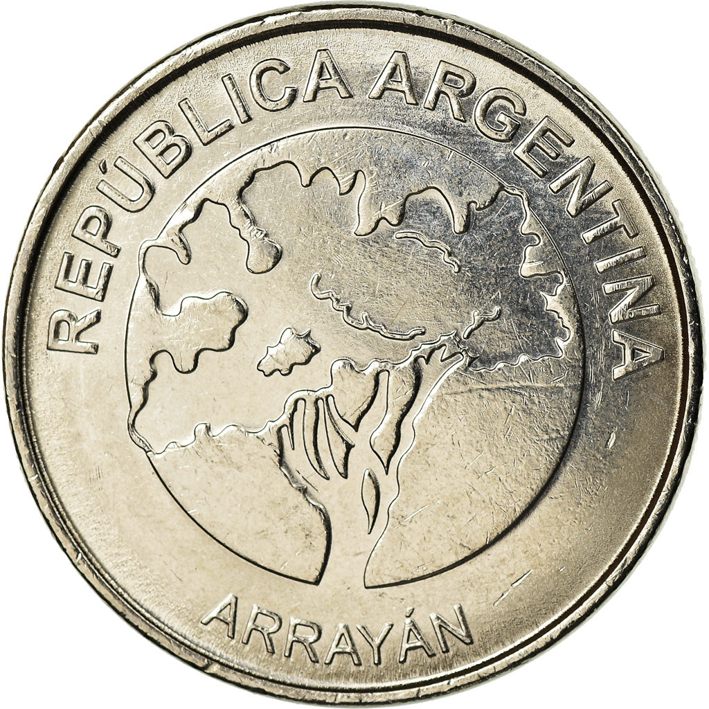 Coin, Argentina, 5 Pesos, 2017, MS(63), Stainless Steel