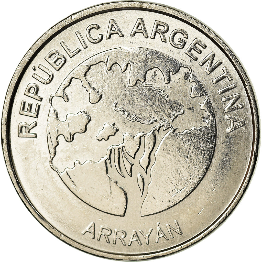 Coin, Argentina, 5 Pesos, 2017, MS(63), Stainless Steel