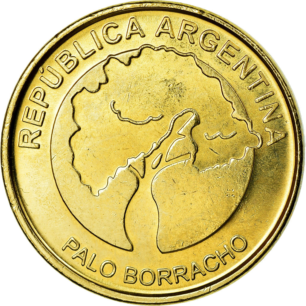 Moneda, Argentina, 2 Pesos, 2018, SC, Latón recubierto de acero