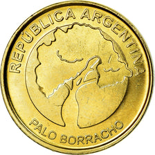 Coin, Argentina, 2 Pesos, 2018, MS(63), Brass Clad Steel