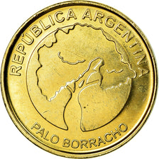 Coin, Argentina, 2 Pesos, 2018, MS(63), Brass Clad Steel
