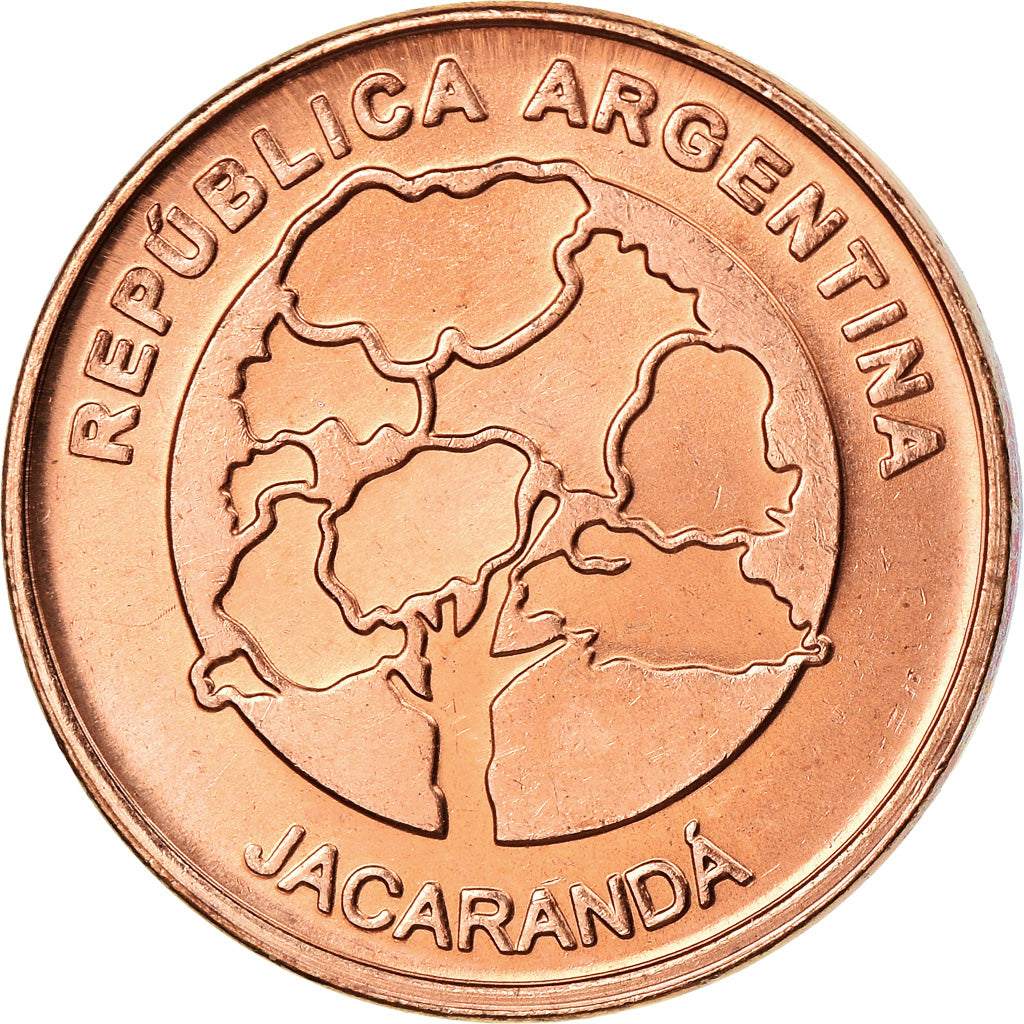 Coin, Argentina, Peso, 2018, MS(63), Copper Plated Steel