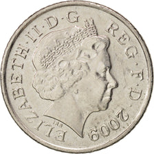 Great Britain, Elizabeth II, 5 Pence, 2009, AU(50-53), Copper-nickel, KM:1109