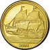 Coin, Haiti, 25 Cents, 2019, Ile de la Tortue, MS(63), Brass