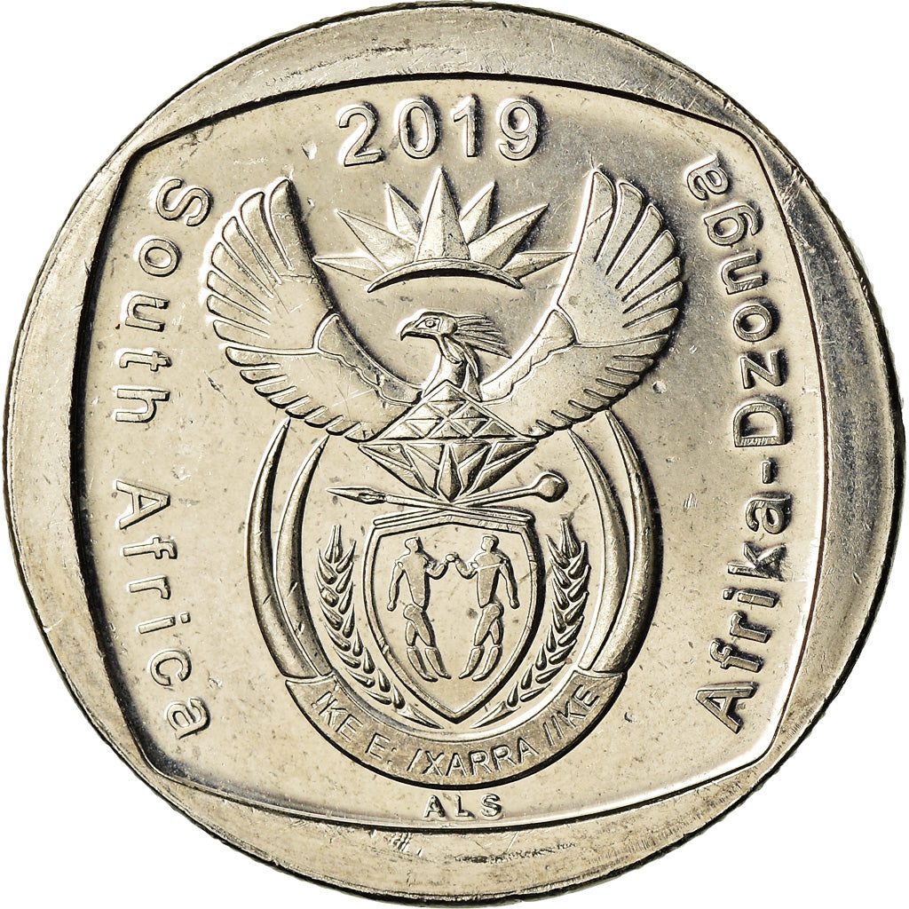 Coin, South Africa, 2 Rand, 2019, Droits de l'environnement, MS(63), Copper