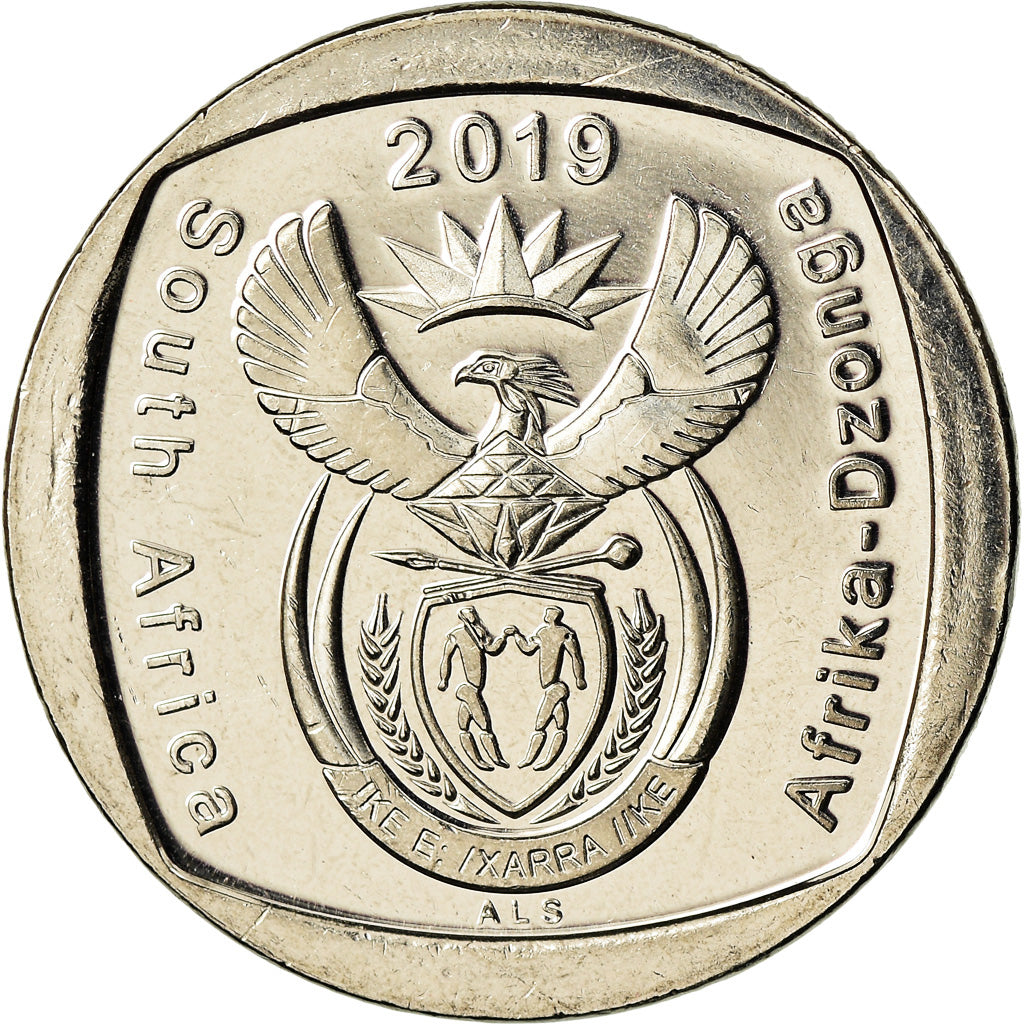 Moneda, Sudáfrica, 2 Rand, 2019, Droits de l'environnement, SC, Copper plated