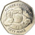 Coin, Gibraltar, 50 Pence, 2018, Père Noël, MS(63), Cupro-nickel