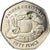 Coin, Gibraltar, 50 Pence, 2018, Père Noël, AU(55-58), Cupro-nickel