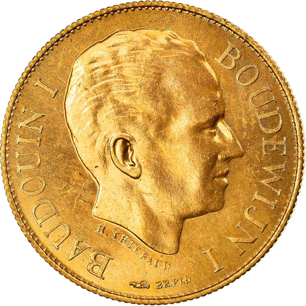 Belgium, Medal, Le roi Baudouin Ier, 1993, MS(65-70), Gilt Bronze