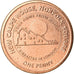Coin, Gibraltar, Penny, 2018, MS(65-70), Bronze Plated Steel
