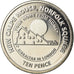 Coin, Gibraltar, 10 Pence, 2018, MS(65-70), Nickel plated steel