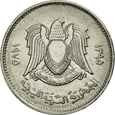 Moneda, Líbano, 10 Piastres, 1975, Paris, MBC+, Aluminio, KM:15